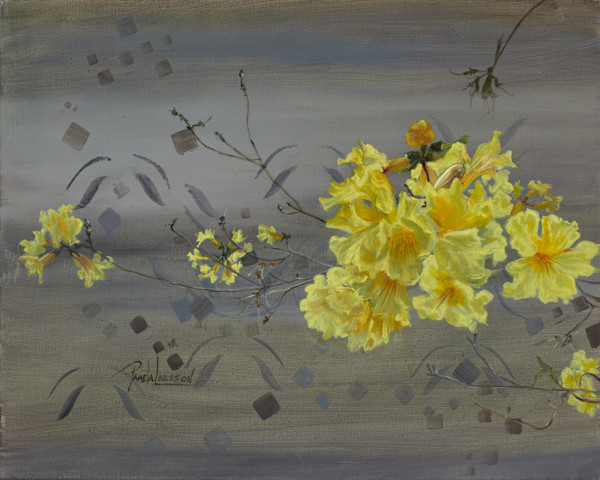 Yellow Tree Flowers by Pamela Larson Toscher