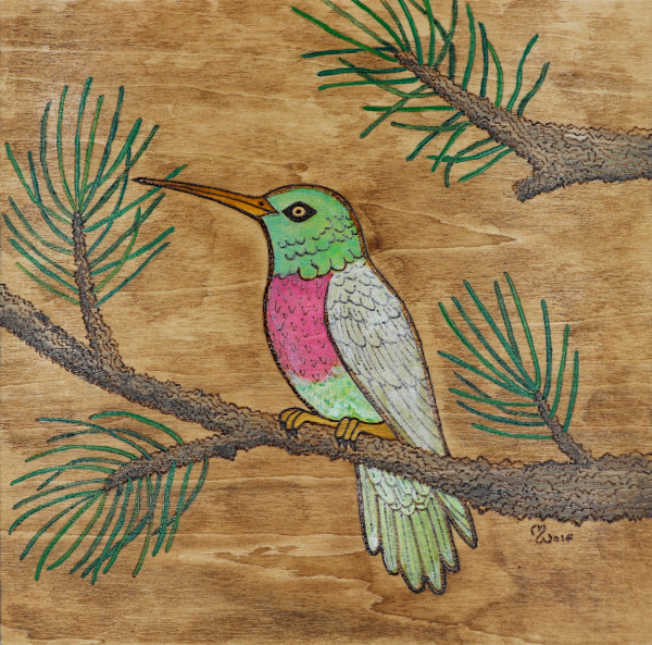 Hummingbird Moment of Peace by Mara Wolf, Image 1.