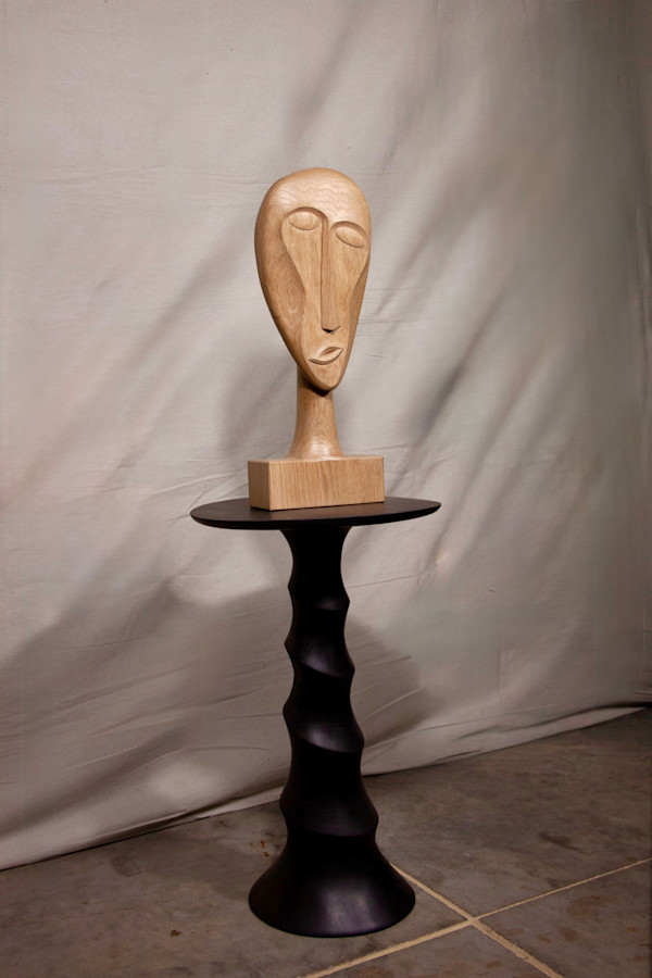Bust On Stand by Sam Viscomi