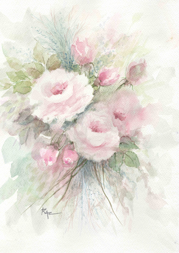 Dancing Petals by Rosangela Castro