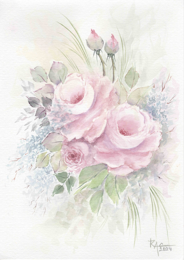 Petals Adrift by Rosangela Castro