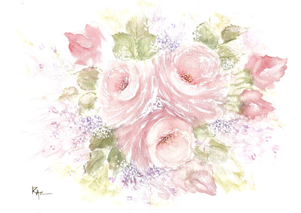 Cottage Garden Dreams by Rosangela Castro