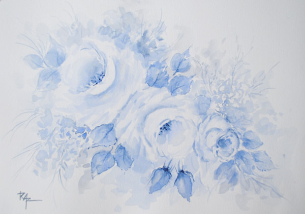 Blue Harmony by Rosangela Castro