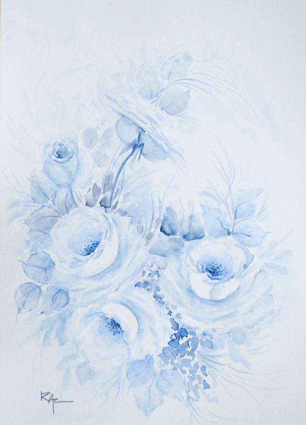 Blue Serenity by Rosangela Castro