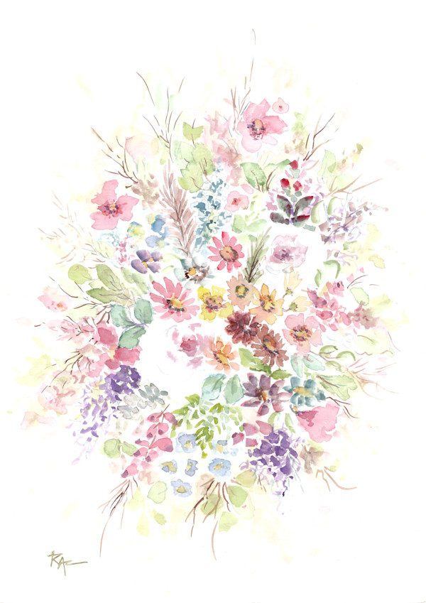 Garden Celebration by Rosangela Castro