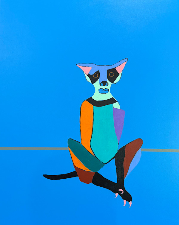 Sitting on the edge of a gray line by Tate Harmer, Image 1.