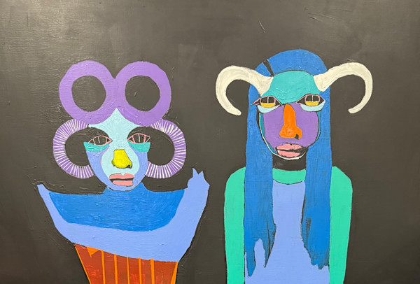 Queen Yellow-Nose and Sir Tokes-A-Lot by Tate Harmer, Image 1.