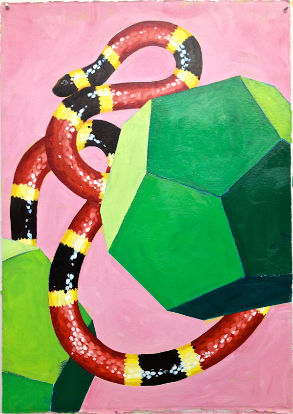 Untitled, coral snake by Michael Golden, Image 1.