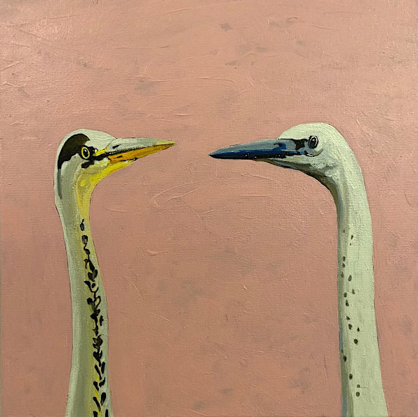 Untitled, Egrets by Michael Golden, Image 1.