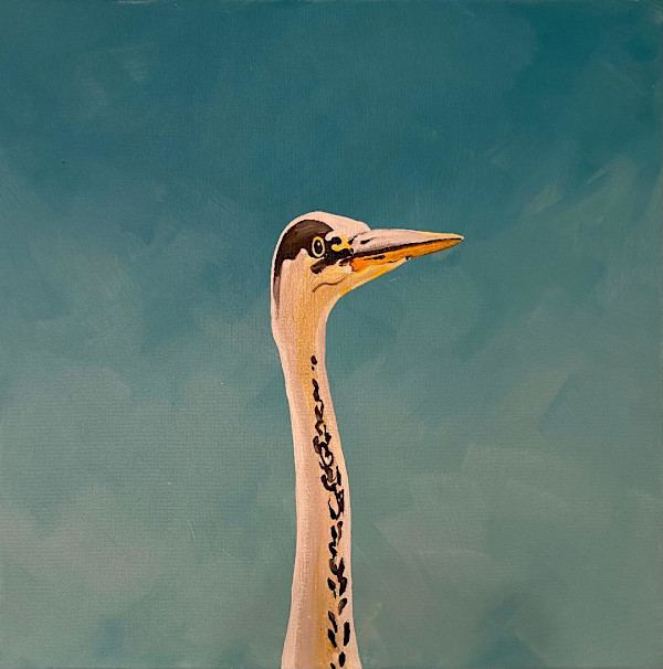 Untitled, Egret Portrait by Michael Golden, Image 1.