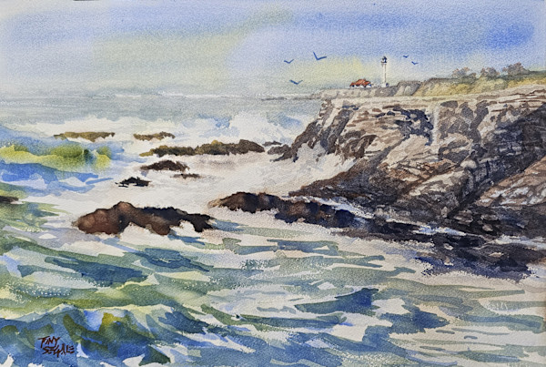 The Breath of the Pacific at Point Arena by Tony Segale