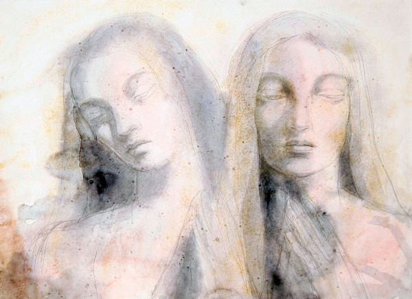 Double Madonna, date unknown by Irena Baruch Wiley, Image 1.