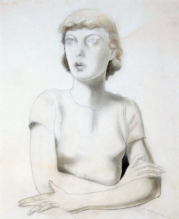 Woman with folded arms by Irena Baruch Wiley, Image 1.