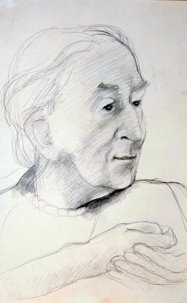Edith Hamilton (1868-1963), 1959 by Irena Baruch Wiley, Image 1.