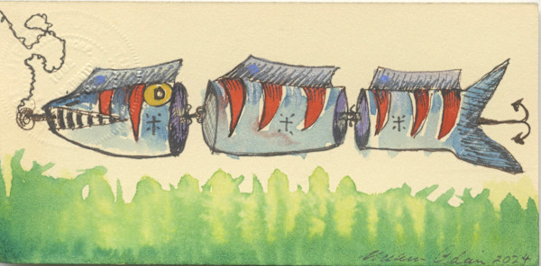 Triple Mackerel Snapper Lure by William B. Adair
