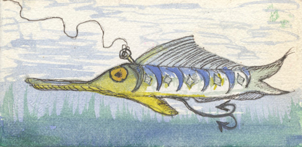 Little Marlin Lure by William B. Adair