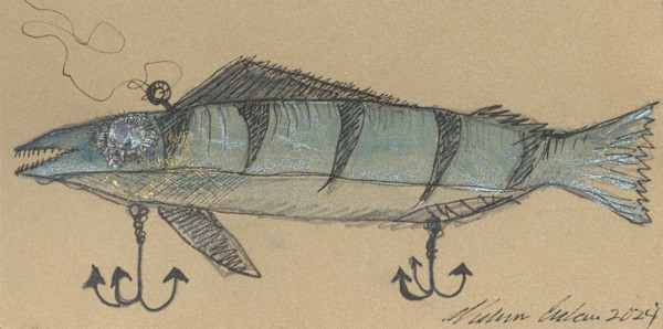 Baby Barracuda Lure by William B. Adair, Image 1.
