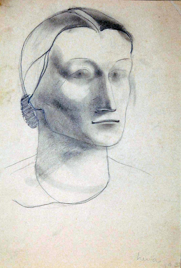 Modernist Head by Irena Baruch Wiley, Image 1.