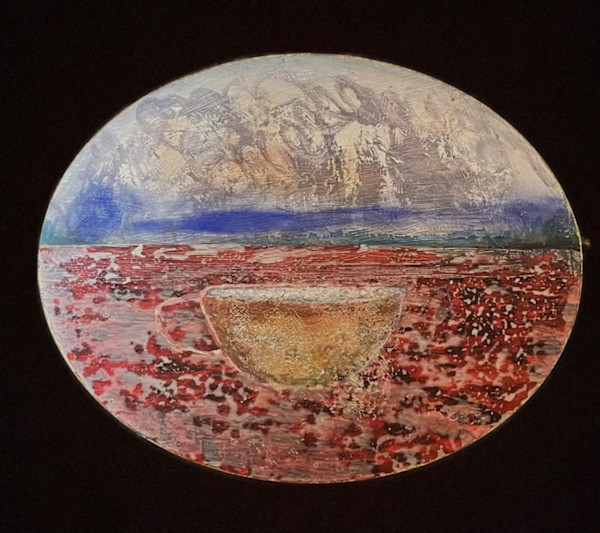 Red Rain Cup by William B. Adair, Image 1.