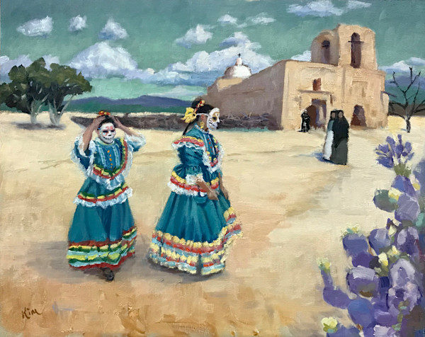 Dancers for the Dead or Bailarines para los Muertos by Kimberly Scott, Image 1.