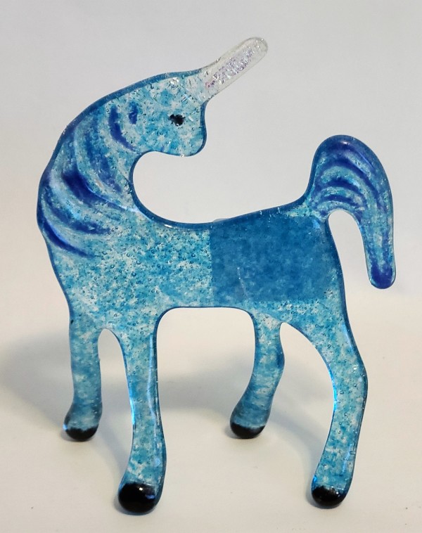 Unicorn Stand-Up--Blue