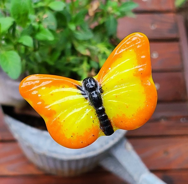 Plant Pick-Orange/Yellow Butterfly, Small
