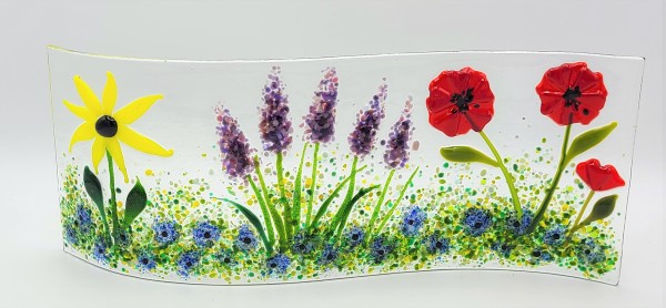 Garden Curve-Daisy, Lavender & Poppies