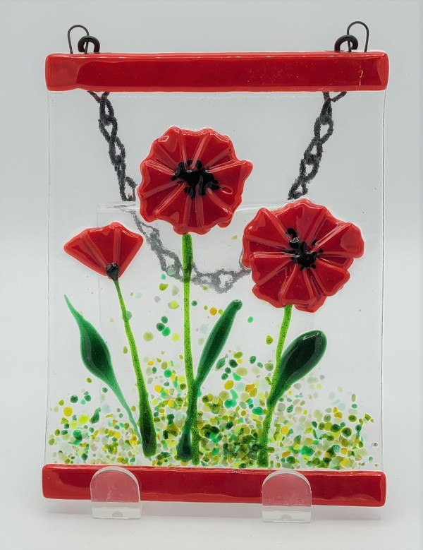 Garden Hanger-Red Poppies