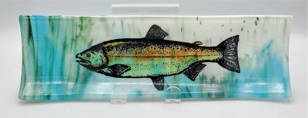 Long Tray with Rainbow Trout