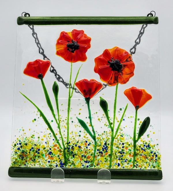 Garden Hanger-Poppies by Kathy Kollenburn