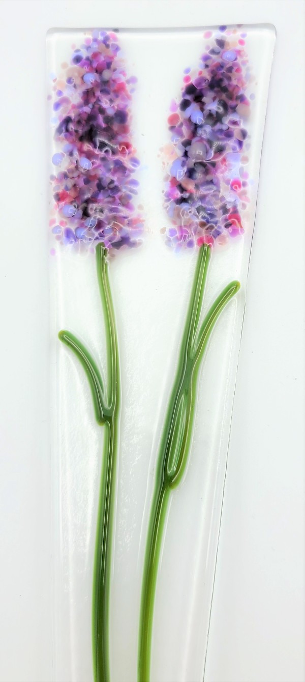 Plant Stake-Double Lavender by Kathy Kollenburn