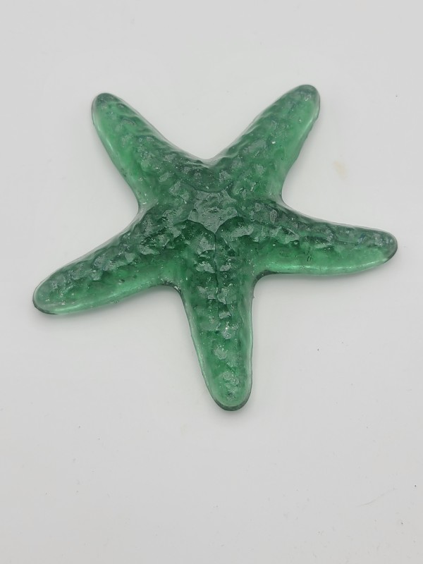 Starfish Paperweight, Green by Kathy Kollenburn