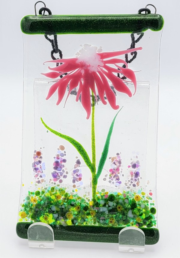 Garden Hanger-Pink Dahlia by Kathy Kollenburn
