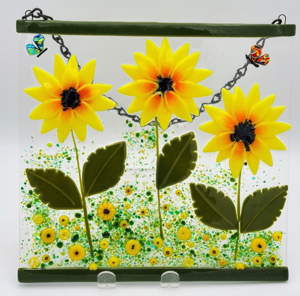 Garden Hanger-Sunflower Field by Kathy Kollenburn