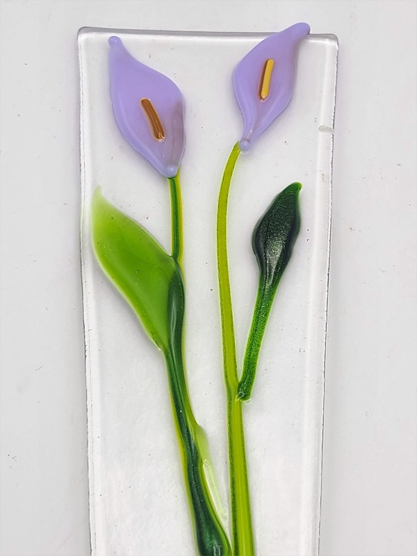 Plant Stake-Lavender Calla Lilies by Kathy Kollenburn