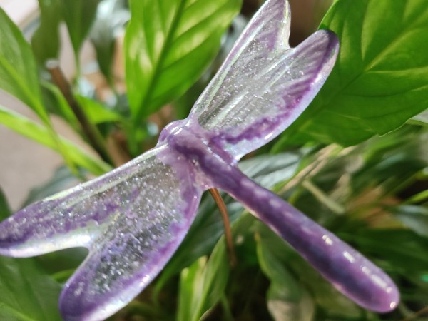 Plant Pick-Dragonfly, Small-Purples by Kathy Kollenburn