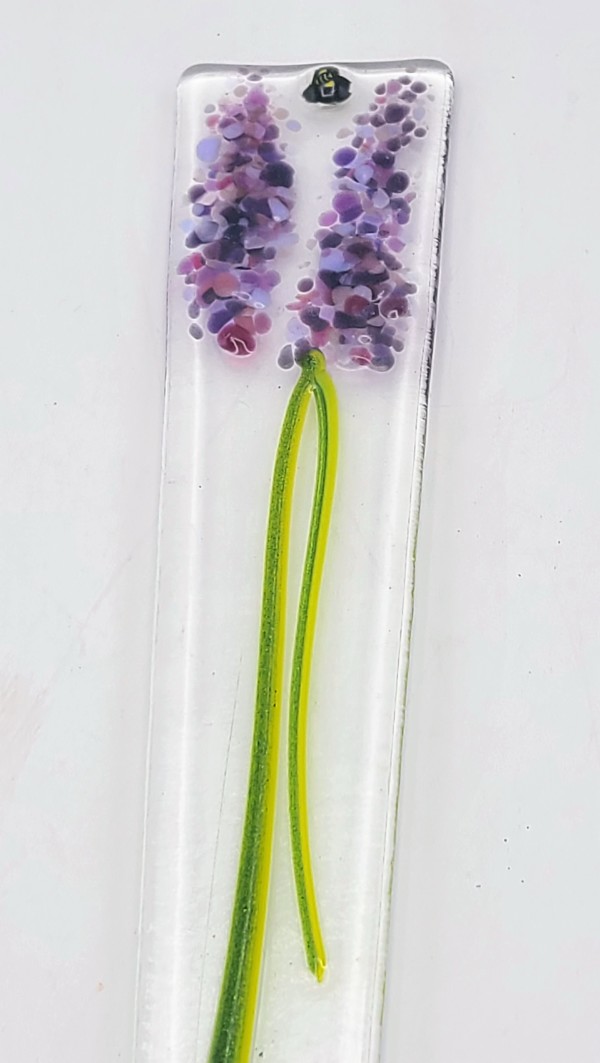 Plant Stake-Double Lavender by Kathy Kollenburn