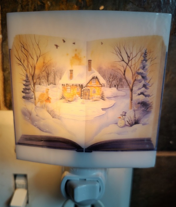 Nightlight-Books of Christmas, Small Cottage by Kathy Kollenburn