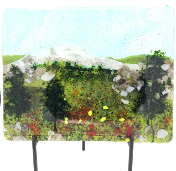 Mountain Scene with Stand by Kathy Kollenburn
