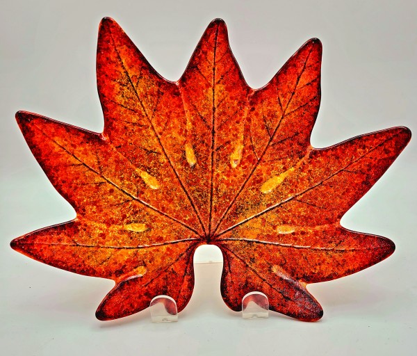 Aralia Leaf Plate by Kathy Kollenburn