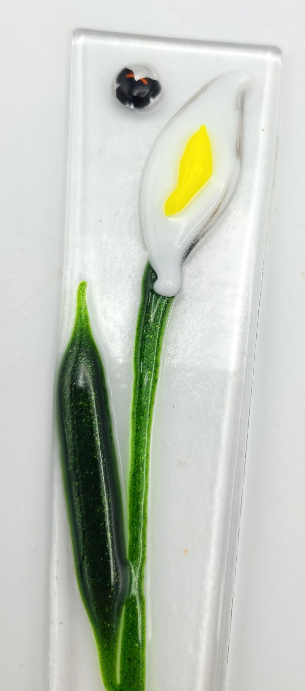 Plant Stake-White Calla Lily by Kathy Kollenburn