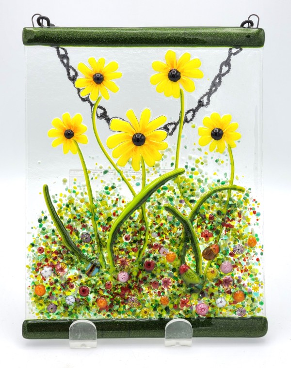 Garden Hanger-Yellow Daisies by Kathy Kollenburn