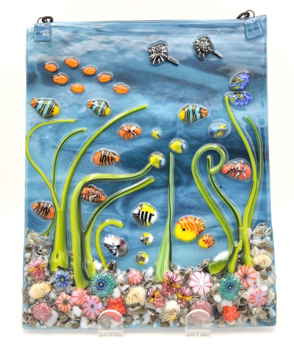 Garden Hanger-Undersea Scene by Kathy Kollenburn
