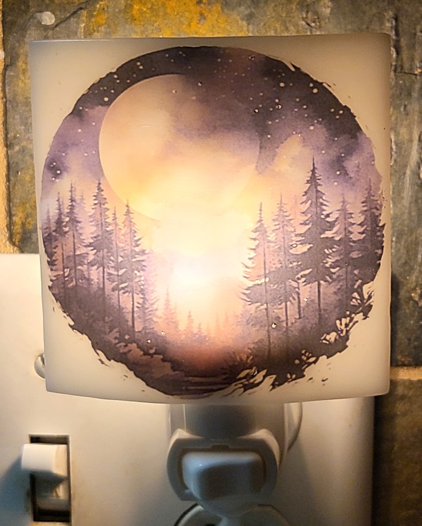 Nightlight-Forest Moon by Kathy Kollenburn