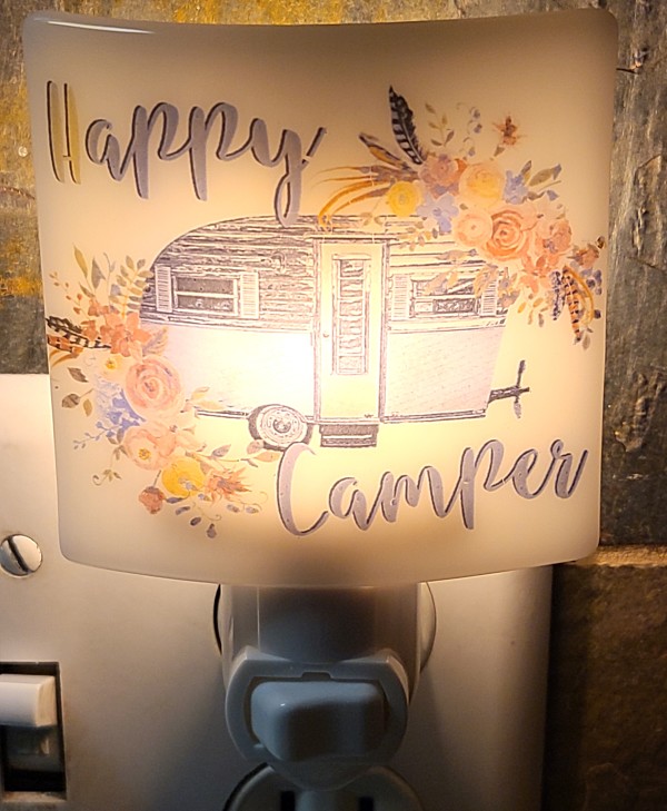 Nightlight-Happy Camper by Kathy Kollenburn