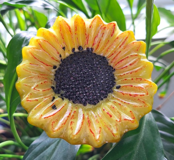 Plant Pick-Yellow/Orange Sunflower, Small by Kathy Kollenburn