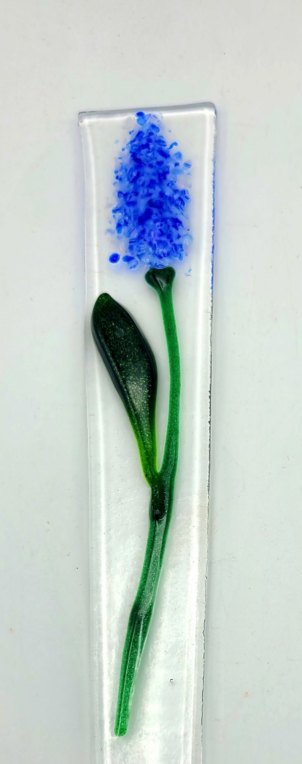 Plant Stake-Blue Delphinium by Kathy Kollenburn