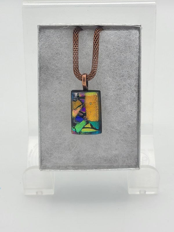 Necklace-Dichroic Pieces by Kathy Kollenburn