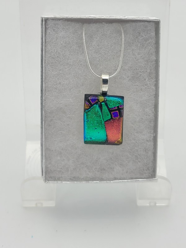 Necklace-Dichroic Pieces by Kathy Kollenburn