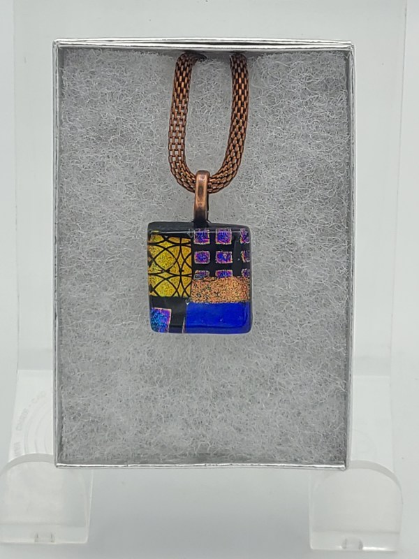 Necklace-Dichroic Patterns/Shapes by Kathy Kollenburn